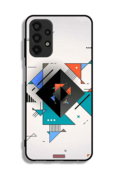 Tolwak غطاء حماية لهاتف سامسونج جالاكسي A13 4G بأشكال مربعة ومثلثة ونمط تجريدي