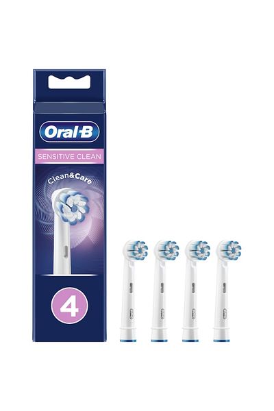 Oral-B Sensitive Clean Electric Toothbrush Refills, 4 Pieces