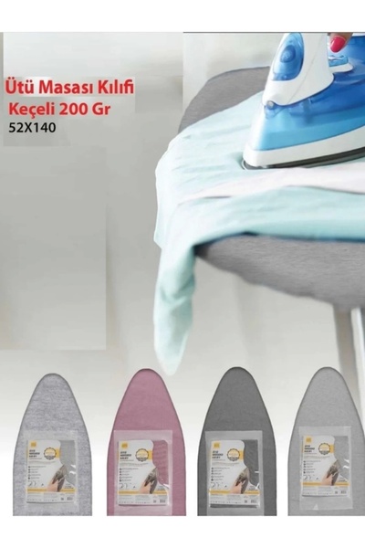ÇAYLAR AVM Ütü Masası Örtüsü Renkli Keçeli 52 cm * 140 cm Lastikli 1 paket