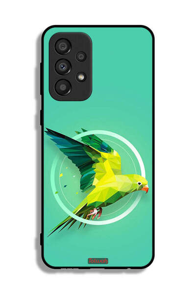 Tolwak غطاء حماية لهاتف سامسونج جالاكسي A33 5G بطبعة فن تجريدي ببغاء
