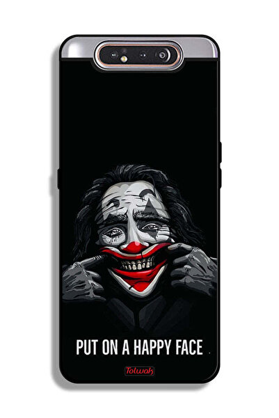 Tolwak غطاء حماية لهاتف سامسونج جالكسي A80 بوجه سعيد