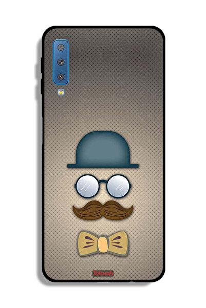 Tolwak غطاء حماية لهاتف Samsung Galaxy A7 (2018) بتصميم رأس الرجل