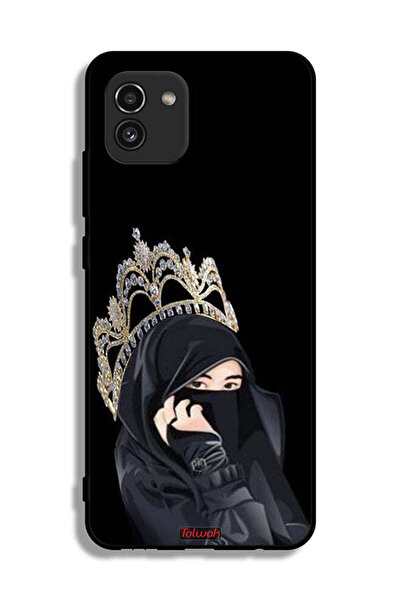 Tolwak غطاء حماية لهاتف سامسونج جالكسي A03 بتصميم فتاة الملكة