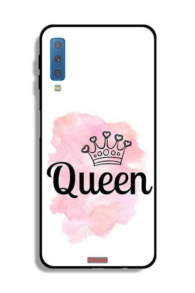 Tolwak غطاء حماية لهاتف Samsung Galaxy A7 (2018) بتصميم Queen Art