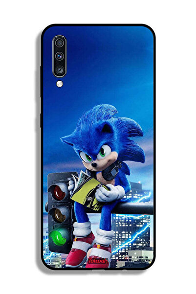Tolwak غطاء حماية لهاتف Samsung Galaxy A70 بطبعة Sonic Reading