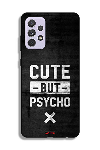 Tolwak Samsung Galaxy A72 5G Protective Case Cover Cute But Psycho