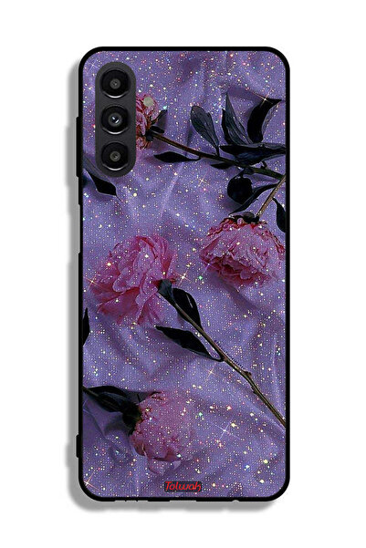 Tolwak غطاء حماية لهاتف سامسونج جالاكسي A13 5G بنقشة ورود لامعة