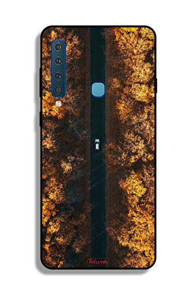 Tolwak غطاء حماية لهاتف Samsung Galaxy A9 (2018) مطبوع عليه صورة طريق في أشجا...