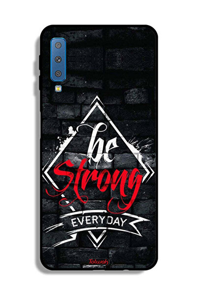 Tolwak غطاء حماية لهاتف Samsung Galaxy A7 (2018) كن قويًا كل يوم