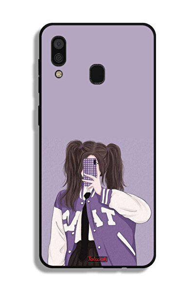 Tolwak غطاء حماية لهاتف سامسونج جالكسي A30 لالتقاط صورة سيلفي