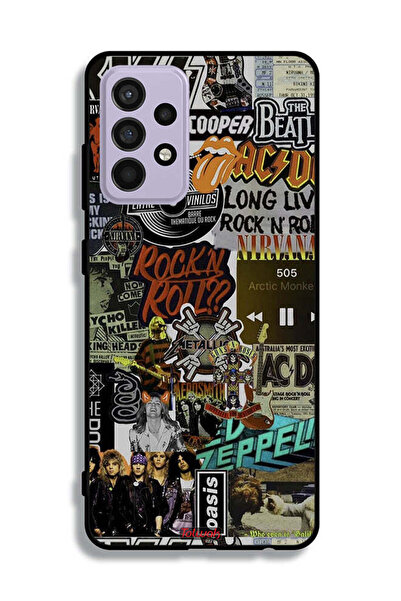 Tolwak غطاء حماية لهاتف سامسونج جالاكسي A52s 5G، تحيا موسيقى الروك أند رول