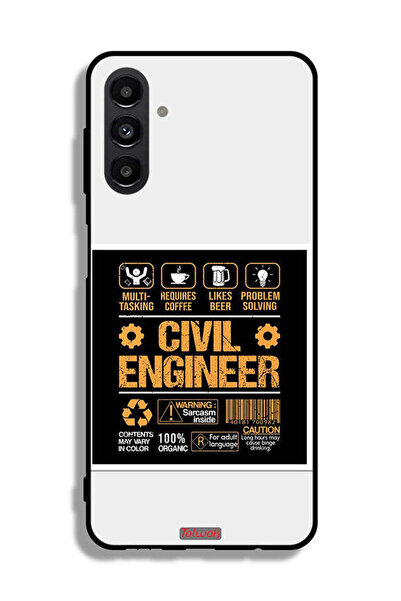 Tolwak غطاء حماية لهاتف Samsung Galaxy A04s، ملصق مهندس مدني