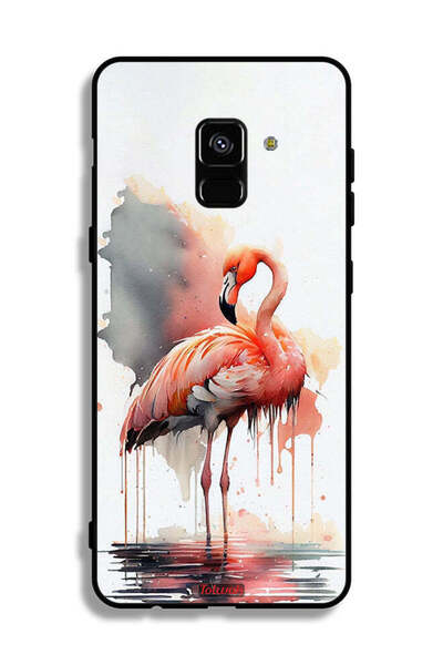 Tolwak غطاء حماية لهاتف Samsung Galaxy A8 Plus (2018) برسومات ألوان مائية است...