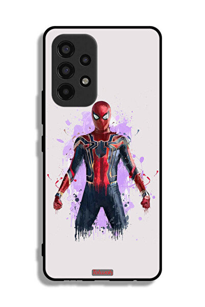 Tolwak غطاء حماية لهاتف سامسونج جالاكسي A53 5G بتصميم العنكبوت الحديدي