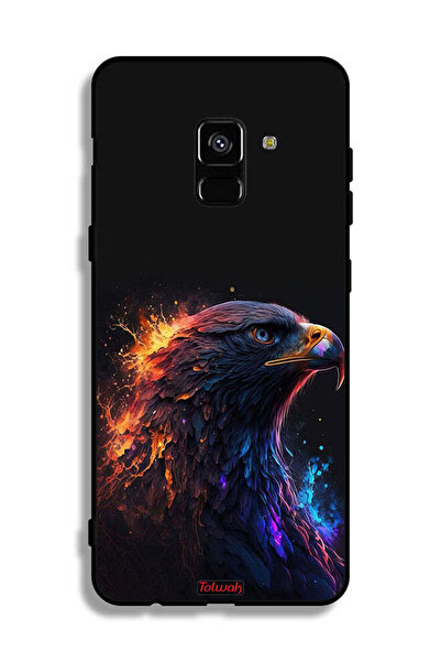 Tolwak غطاء حماية لهاتف Samsung Galaxy A8 Plus (2018) بتصميم فن النسر