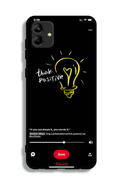 Tolwak غطاء حماية لهاتف سامسونج جالكسي A04 - فكر بإيجابية