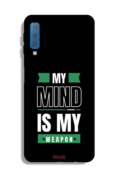 Tolwak غطاء حماية لهاتف Samsung Galaxy A7 (2018) My Mind Is My