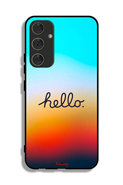 Tolwak Samsung Galaxy A54 5G Protective Case Cover Hello
