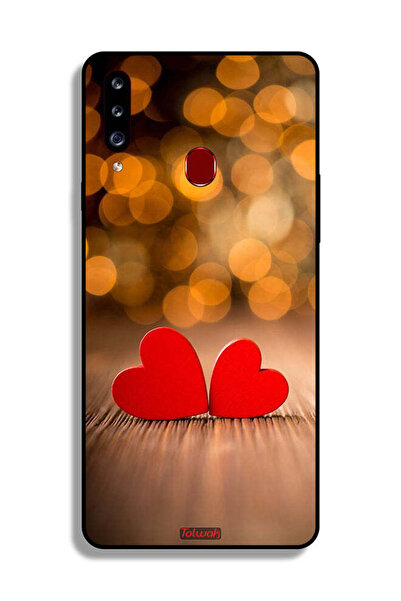 Tolwak Samsung Galaxy A20s Protective Case Cover Two Beautiful Hearts