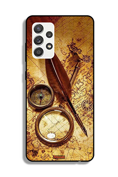 Tolwak غطاء حماية لهاتف سامسونج جالاكسي M32 5G بتصميم بوصلة عتيقة