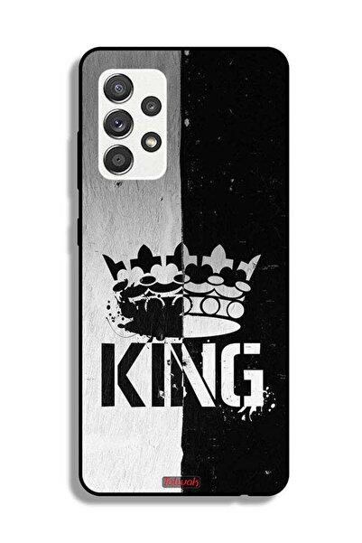 Tolwak Samsung Galaxy M32 5G Protective Case Cover King Vintage