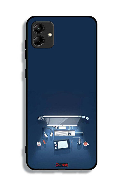 Tolwak غطاء حماية لجهاز Samsung Galaxy A04e - فن مكتب الكمبيوتر