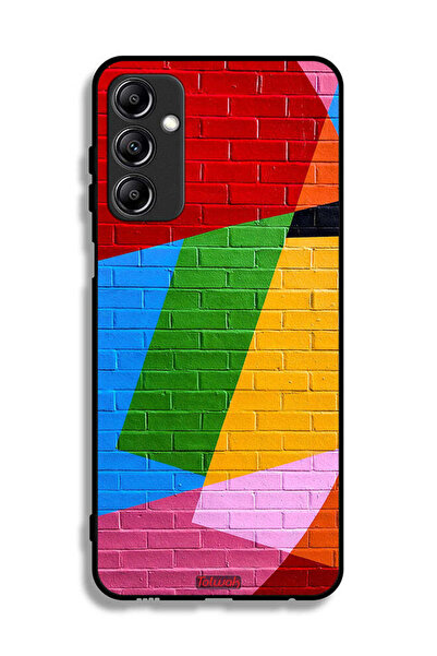 Tolwak Samsung Galaxy A14 5G Protective Case Cover Colorful Wall Painting