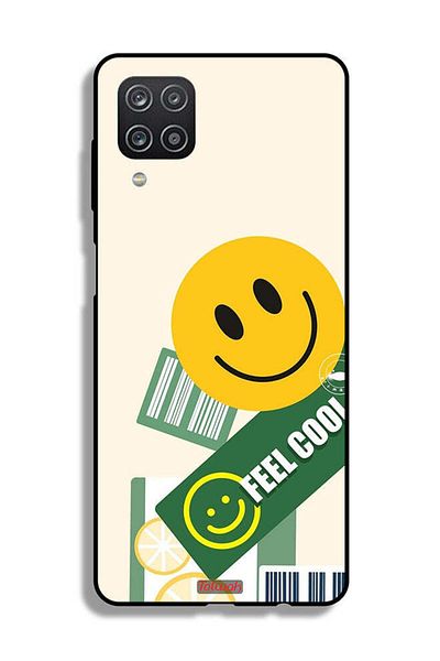 Tolwak غطاء حماية لهاتف Samsung Galaxy M12 بملصق Feel Cool