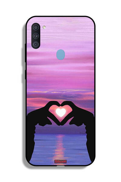 Tolwak Samsung Galaxy A11 Protective Case Cover Heart Moon