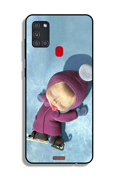 Tolwak غطاء حماية بتصميم دمية لطيفة من سامسونج جالكسي A21s