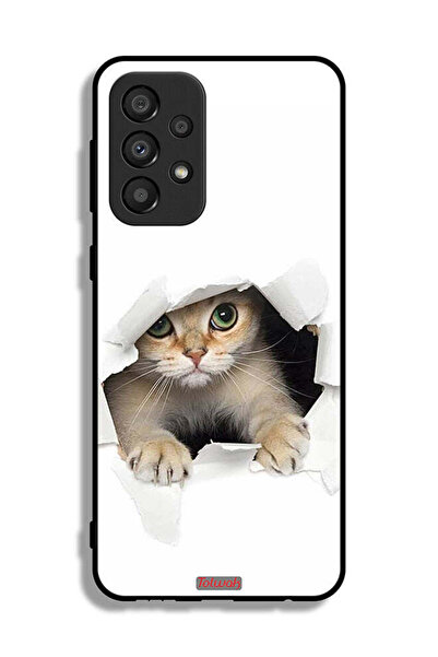Tolwak Samsung Galaxy A33 5G Protective Case Cover Cat Appearing