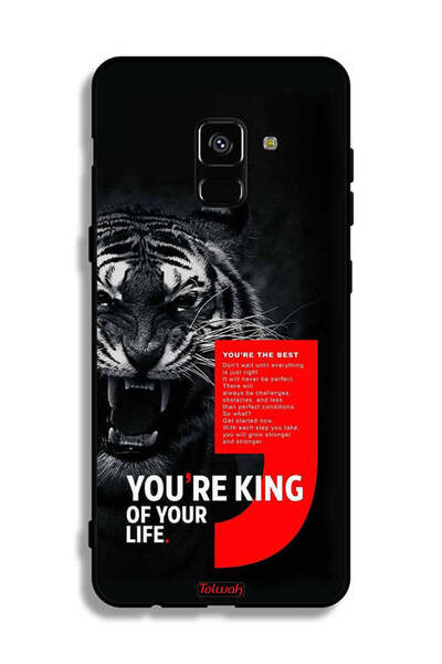 Tolwak غطاء حماية لهاتف Samsung Galaxy A8 Plus (2018) أنت ملك حياتك