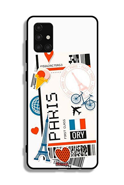 Tolwak غطاء حماية لهاتف سامسونج جالاكسي A71 4G، ملصق باريس