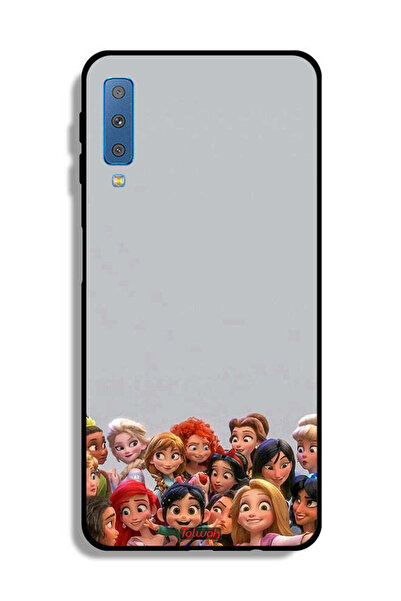 Tolwak غطاء حماية لهاتف Samsung Galaxy A7 (2018) - أصدقاء للأبد