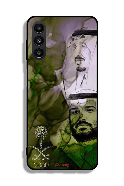 Tolwak غطاء حماية لهاتف سامسونج جالاكسي A13 5G، ملصق فني للملك سلمان وولي الع...