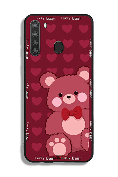 Tolwak غطاء حماية سامسونج جالاكسي A21 من سامسونج جالاكسي A21 غطاء حماية الدب ...