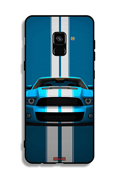 Tolwak غطاء حماية لهاتف Samsung Galaxy A8 Plus (2018) بتصميم سيارة فنية تجريدية
