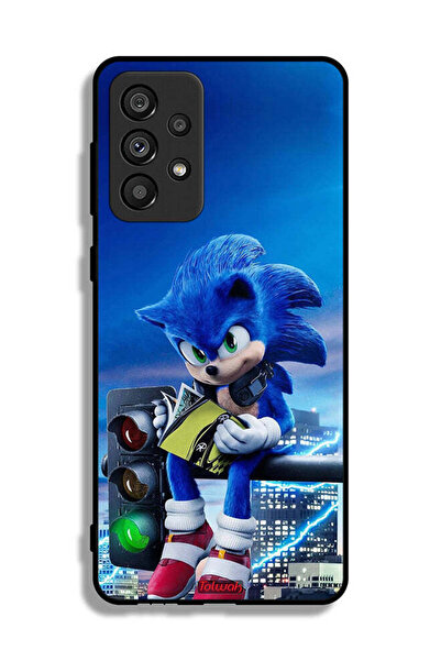 Tolwak غطاء حماية لهاتف سامسونج جالاكسي A73 5G بطبعة سونيك ريدينج