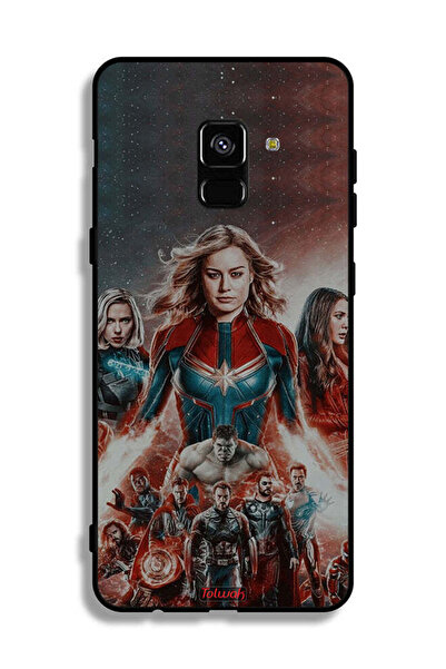 Tolwak غطاء حماية لجهاز Samsung Galaxy A8 Plus (2018) Avengers