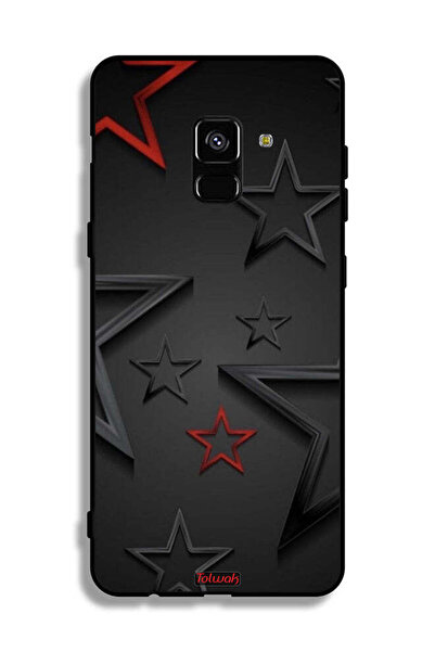 Tolwak غطاء حماية لهاتف Samsung Galaxy A8 Plus (2018) بنقشة نجوم