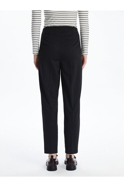 LC Waikiki Black Standard Fit Women's Trousers
