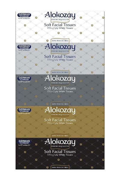 Alokozay SOFT FACIAL TISSUE 170 X 2 PLY WHOLESALE 30 BOXES CARTON