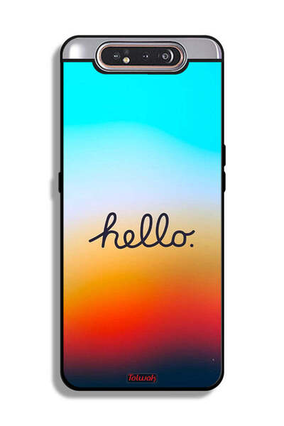 Tolwak Samsung Galaxy A80 Protective Case Cover Hello