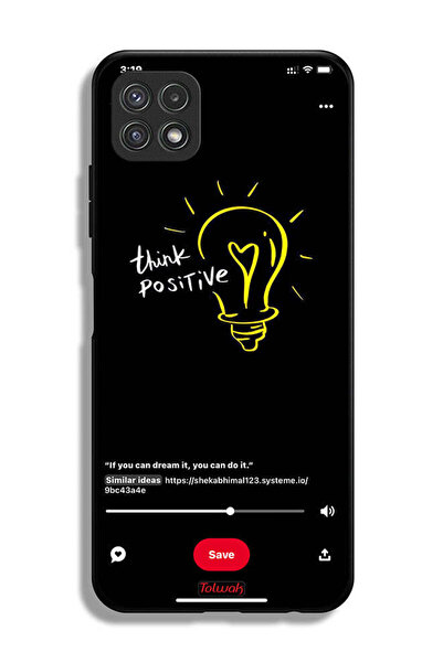 Tolwak غطاء حماية لهاتف سامسونج جالكسي A22 5G - فكر بإيجابية