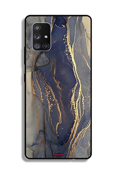 Tolwak غطاء حماية لهاتف سامسونج جالاكسي A71 5G بنمط رخامي لامع