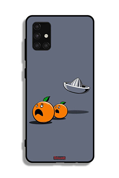 Tolwak غطاء حماية لهاتف سامسونج جالاكسي A71 4G بتصميم فني رقمي بسيط وفكاهي