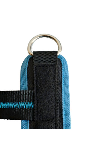Rebuwo Adjustable Foot/Ankle Weight Strap – with D-Rings for Fitness & Exercise (Set of 2)