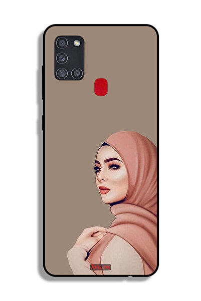 Tolwak Samsung Galaxy A21s Protective Case Cover Beautiful Hijab Girl
