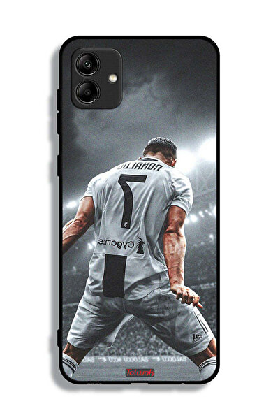 Tolwak غطاء حماية لهاتف سامسونج جالاكسي M04 بشعار احتفال كريستيانو رونالدو