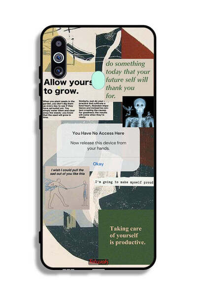 Tolwak غطاء حماية لهاتف Samsung Galaxy M40 اسمح لنفسك بالنمو